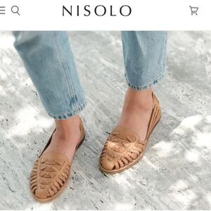 Nisolo Tan Leather Flats